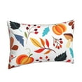 thumbnail image 2 of Fotbe Autumn Pumpkins Fall Leaves Pillow Cases - Envelope Closure - Luxury, Extra Soft, Cooling Pillow Covers - Wrinkle, Fade, Stain Resistant-14"x20", 2 of 9