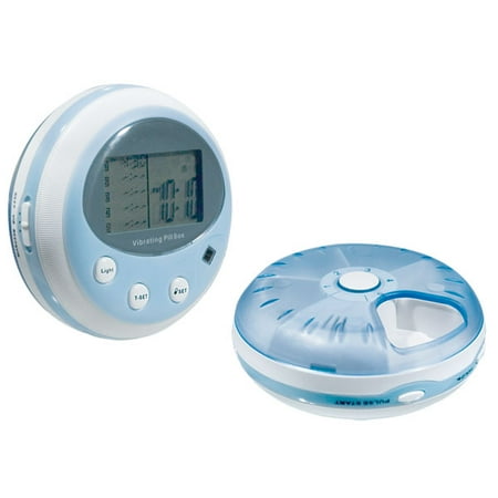 Pill Reminder Alarm - Reizen Vibrating Five Alarm Pill Box