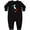 AB-Black, variant on Italian Map Flag Baby Fleece Romper