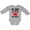 AC-Heather Grey, variant on Inktastic Mimi and Papa Love Me Crab Boys or Girls Long Sleeve Baby Bodysuit