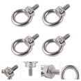 thumbnail image 4 of 4 Pcs Anneaux de Levage en Acier Inoxydable Robustes Vis Anneaux Crochets Boulons pour Bateau, 4 of 7