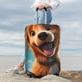 thumbnail image 7 of Pofeuu Blue Sky Cute Dog Print Luggage Suitcase Cover Protector Luggage Washable Covers Aesthetic for 18/24/28/32 inch Luggage（No luggage included）-Small, 7 of 7
