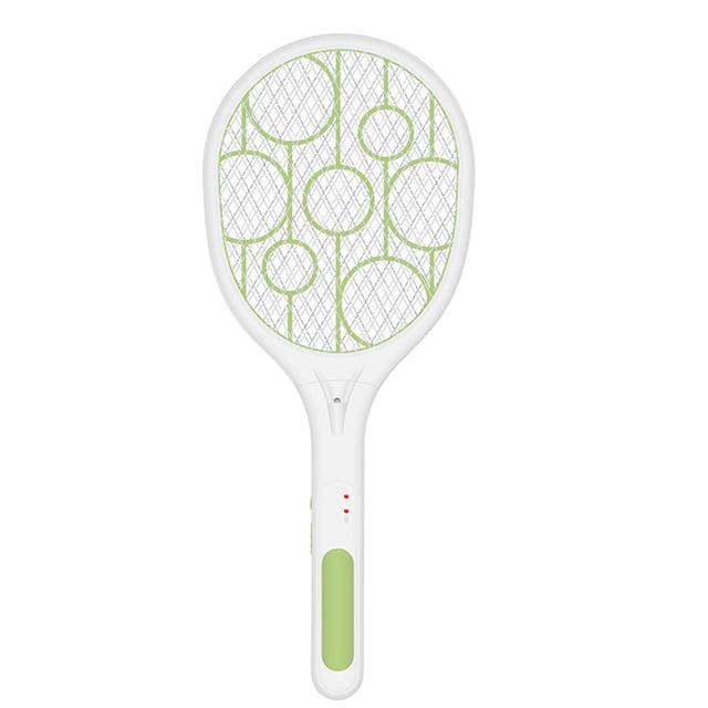 Bug Racket Green Usb Recargable 3600V Bug Zapper Con Interruptores Dobles Methold HA023406-00