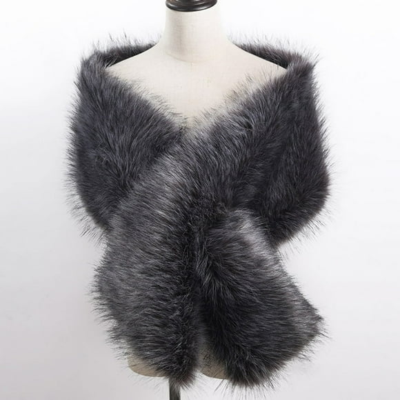 Women Shawl Decoration Solid Color Chic Coldproof Long Style Shawl
