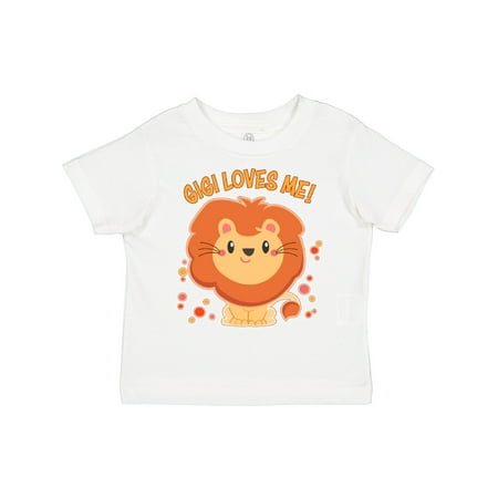 

Inktastic Gigi Loves Me- Cute Lion Gift Toddler Boy or Toddler Girl T-Shirt