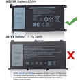 thumbnail image 1 of Batería portátil Bovekeey WDX0R 11.4V 42WH para DELL Inspiron 5368 5378 5565 5567 5568 5578 5765 5767 7368 7378 7560 7570 7579 7569 14-7460 P58F 3CRH3 T2JX4 WDXOR CYMGM, 1 of 2