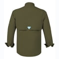 thumbnail image 6 of Tuna Men's Fishing UPF 50+ Sun Protection Anti-Static Waterproof Breathable Quickly Dry Hiking Long Sleeve Shirts Cypress 19 X-Large, 6 of 9