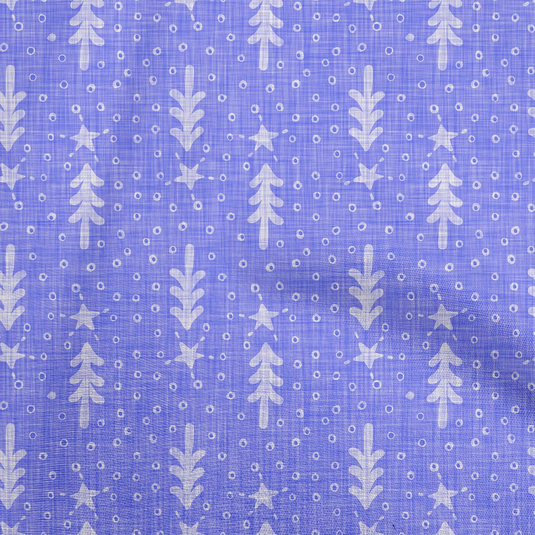 oneOone Cotton Jersey Medium Purple Fabric Merry Christmas Fabric For Sewing Printed Craft Fabric By The Yard 58 Inch Wide