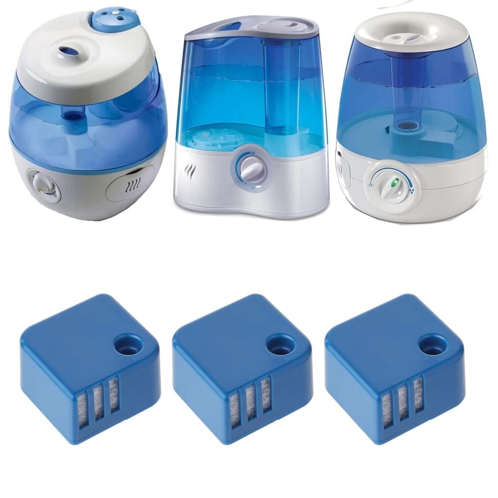 3pcs PDC51V1 Demineralization Cartridges Mineral Removal Filters Replacement Plastic Ultrasonic Humidifiers Parts