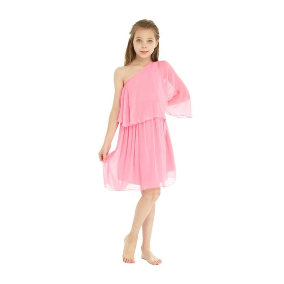 Women's Beach Wedding Pink Coral Collection Bridesmaid Dress