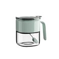 thumbnail image 2 of Pot à Assaisonnement en Verre avec Cuillère et Couvercle Rabattable pour Épices et Condiments de Cuisine, Facile à Utiliser et à Ranger pour les Cuisiniers à Domicile et les Chefs Professionnels Sopatenor, 2 of 8