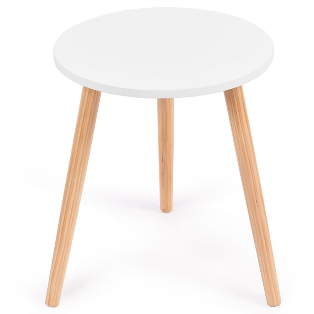Finihen Coffee Table, Round Coffee Table, Side Table, 16 Inch Modern Coffee Table, for Living Room, Bedro, White Finihen Coffee Table, Round Coffee Table, Side Table, 16 Inch Modern Coffee Table, for Living Room, Bedro, White