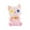 Z-Pink, variant on Adorable Black Plush Cat Toy Soft Stuffed Animal with Cute Design for Kids & Adults, Perfect Gift for Cat Lovers, 6 Inches