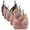 Multicolor #40, variant on Gymayou 5 Pack High Support Wireless Bras for Women Adjustable Strap Full Coverage Comfort Bra Lift Up Everyday Bras Multicolor #22 L