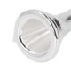 thumbnail image 4 of Embouchure de cor français en métal plaqué argent, remplacement standard pour débutants, 4 of 4