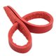 thumbnail image 2 of Protector de dedos con autobloqueo para protección de tiro al aire libre Cuerda de cuero roja para el pulgar para tiro con arco, 2 of 8