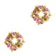 thumbnail image 3 of Ounissouiy Guirnalda simulada de peonía, anillo de ratán Artificial para boda, para exteriores, adorno para puerta de coche, colgante de flor marrón camafeo 2Conjunto, 3 of 6
