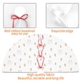 thumbnail image 4 of Sikiie Rabbit And Carrot 30-48 inches {designName} Print Christmas Tree Skirt Snowman Xmas Tree Skirt with Edge Christmas Decorations for Holiday Party36", 4 of 7