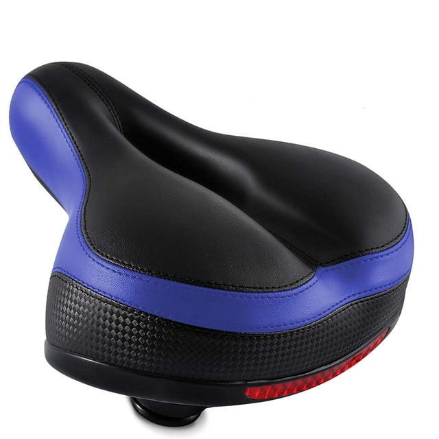 Sillín de bicicleta, sillín de bicicleta urbano cómodo y ergonómico, sillín de bicicleta, tijas de sillín de bicicleta blandas y anchas, universal para todas las bicicletas, mujeres y hombres Adepaton LKX-0357-1