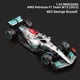 thumbnail image 2 of Bburago-coche de carreras de aleación de simulación, 1:43, 2022, F1, mercedes-amg, Team W13, #44, Hamilton, el último, #63 Fivean unisex, 2 of 2