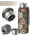 thumbnail image 2 of 20 Oz Pioneer Flower Coffee Tumbler Double Wall Insulated Stainless Steel Water Bottle | Metal Reusable Thermoses Flask with Cup Cap | Leak & Sweat Proof with Anti-Dust Lid, 2 of 7