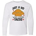 thumbnail image 3 of Inktastic Taco Lover Mexican Food Long Sleeve Youth T-Shirt, 3 of 5