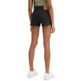 thumbnail image 3 of Levi's Women's 501 Original Shorts, Black-Destructed, 26, 3 of 4