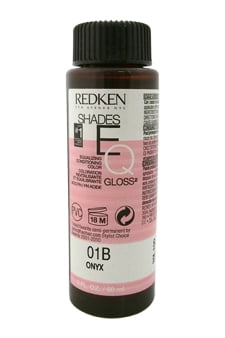 Redken Shades Eq Hair Color Gloss 01B - Onyx For Women, 2 Oz