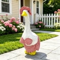 thumbnail image 5 of UALSRZL Porch Goose Outfits Set, 23in Porch Goose Bikini Outfits, Summer Hawaiian Style Geese Outfits for Patio Pool and Yard Outdoor Decor, Pink, 5 of 6