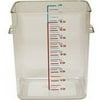 Rubbermaid Commercial Food Storage Container,11.31 in L,Clear FG631800CLR