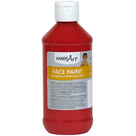 Handy Art Face Paint 8oz-Red (Best Face Paint To Use)