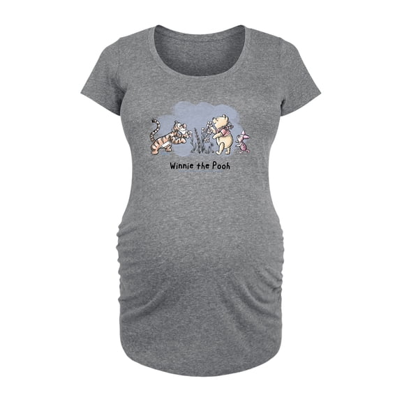 Winnie the Pooh - Winnie The Pooh Group - Women's Maternity Scoop Neck Graphic T-Shirt