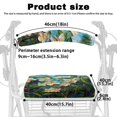 thumbnail image 6 of HELLHERO Rollator Seat Back Cover Stretchable Material for Outdoor Park Outdoors Parks Back Rest Covers, Frangipani, 6 of 7