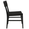 thumbnail image 6 of Safavieh Dutton Farmhouse Wood and Paper Cord Dining Side Chairs, Black, 6 of 8