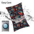 thumbnail image 5 of KLL Paisley1 Pillow Covers Envelope Closure,Super Soft and Cozy Fuzzy Fleece Pillow Case Cover (No pillow core） 16"x24", 5 of 5
