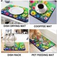 thumbnail image 5 of Dish Drying Mat for Kitchen Counter 20x12in Washable Quick Dish Drying Pad Rubber Backed Absorbent Draining Mat Fit Kitchen Counter,Bar,Under Sink,Dishes,Utensils,Dish Rack, 5 of 5