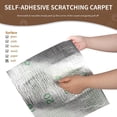 thumbnail image 3 of Gray Self Adhesive Felt Fabric, Drawer Liner, Trimmable Self-adhesive Carpet Mat For Cat Tree Racks, Cat Scratching Board, Cat Walls, Steps, Cat Grab, 3 of 6
