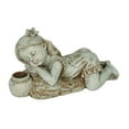 thumbnail image 5 of Kuntesetty Child Statue Creative Garden Statue with Solar Light for Home Indoor Balcony Lying down girl, 5 of 9