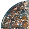 thumbnail image 5 of SAFAVIEH Vintage Persian Bristol Traditional Polyester Area Rug, Turquoise/Multi, 5' Round, 5 of 7