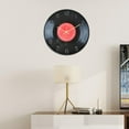 thumbnail image 5 of Acrylic Wall Clock Music Theme Home Decor Battery Powered, 5 of 8