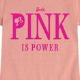 thumbnail image 3 of Barbie - Pink Is Power - Toddler & Youth Girls Short Sleeve Graphic T-Shirt, 3 of 5