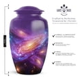 thumbnail image 2 of Star Galaxy Funeral Cremation Urn For Ashes Male - 10 Inch Purple Urn For Women - Blue Urns For Adults Man And Woman, 1 Large And 4 Keepsake Urns For Human Ashes Adult Female, 3 Inch, 2 of 7