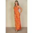 thumbnail image 4 of Capella Tie Dye Printed Cami Bodycon Scoop Neck Maxi Dress - Rosa Apparel, 4 of 7