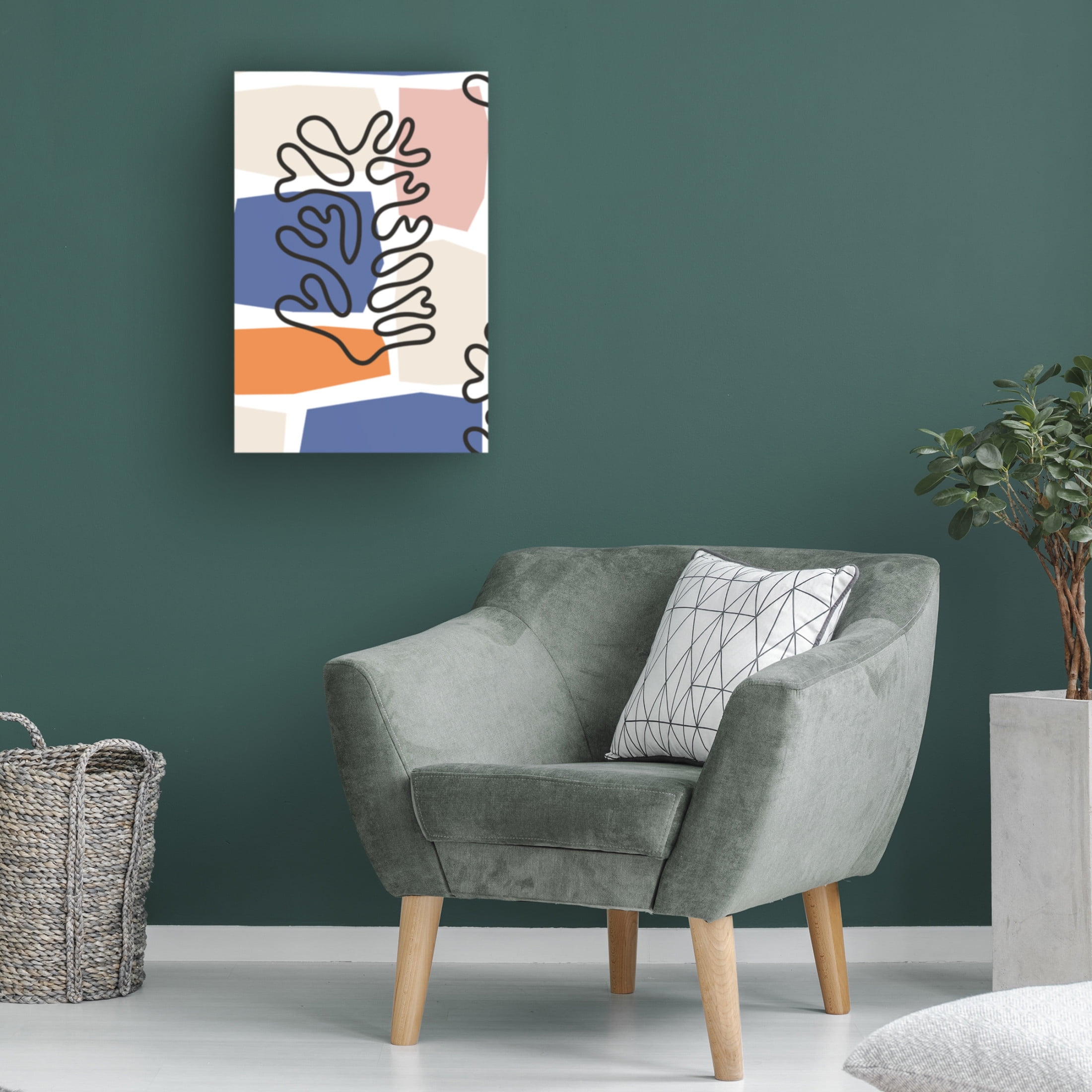 Trademark Fine Art jay stanley Henri Matisseas Fabulous Algae 2 Canvas Wall Art