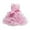 Pink, variant on Girl Princess Dress Ruffle Tulle Beads Toddler Wedding Pageant Ceremony Birthday Party Evening Prom Dresses