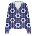 thumbnail image 5 of Puntoco Chaqueta Informal Con Botones Y Estampado De Moda Para Mujer, 5 of 5