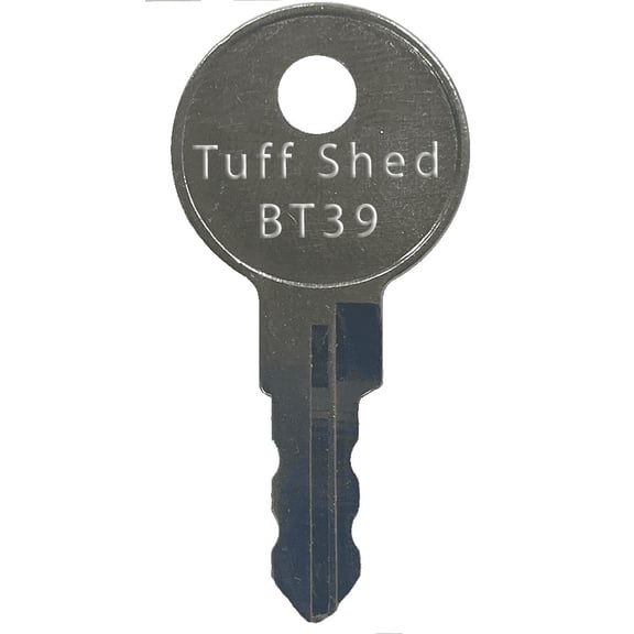 Tuff Shed BT39 Replacement Key