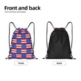 thumbnail image 5 of ZNDUO Gym Drawstring Bag, American National Patriotic Pattern Men and Women Fitness Drawstring Backpack Swimming Bags, Medium, 5 of 8