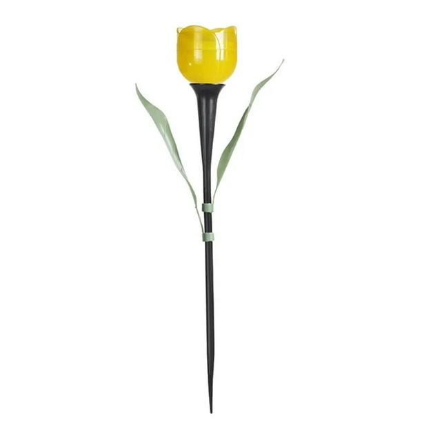Luz Solar Led para exteriores, lámpara de flores de tulipán, Estaca de jardín impermeable, luces de césped, decoración de pie para patio, decoración de fiesta al aire libre