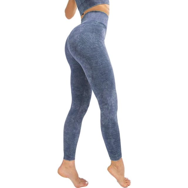 Pantalones De Yoga De Cintura Alta Running Yoga Leggings Elástico Fitgym Fitness Medias Leggings Deportivos Sweethay OD015685-05